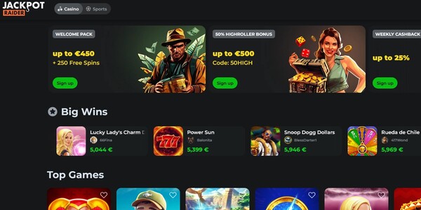 JackpotRaider Casino